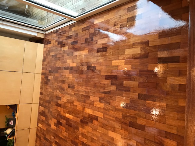 example of Luxury floor restoration and oiling in a house, Chelsea