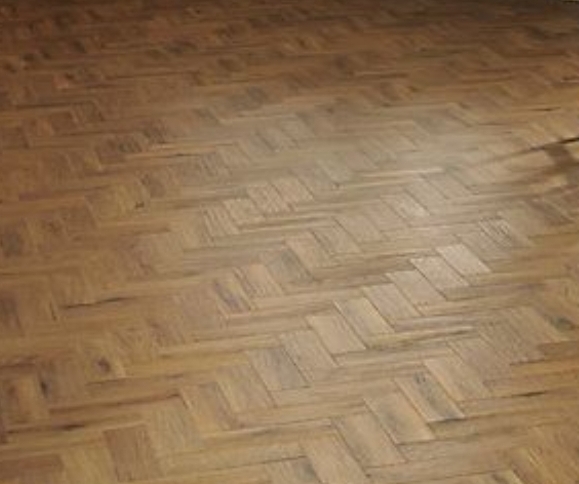 example before and after of Parquet light sandingn in a house, Edgware