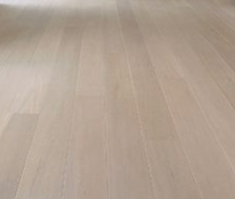 before and after Engineered wood floor restoration and finishing in an apartment, Holborn