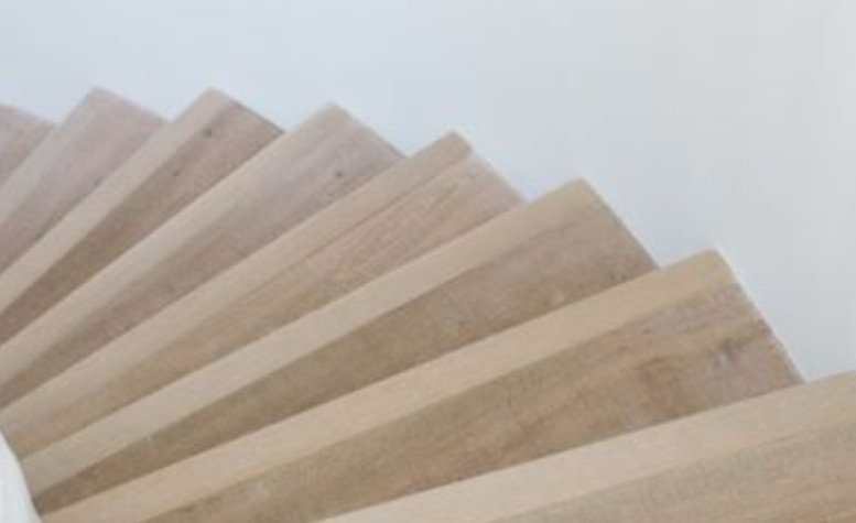 Wood stairs restoration, King's Cross