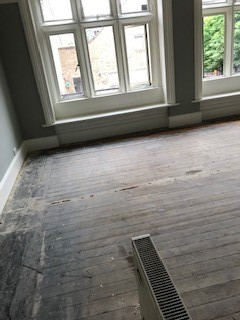 damaged floor