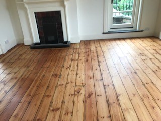 sanding victorian pine