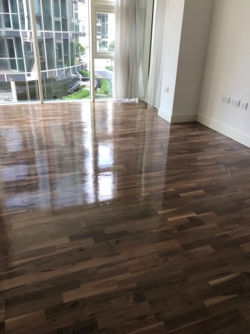 commercial sanding results