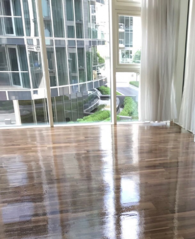 light floor sanding and lacquered