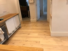 Hammersmith house hardwood floor finishing